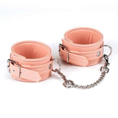 Ankle Cuffs - Pink Organosilicone